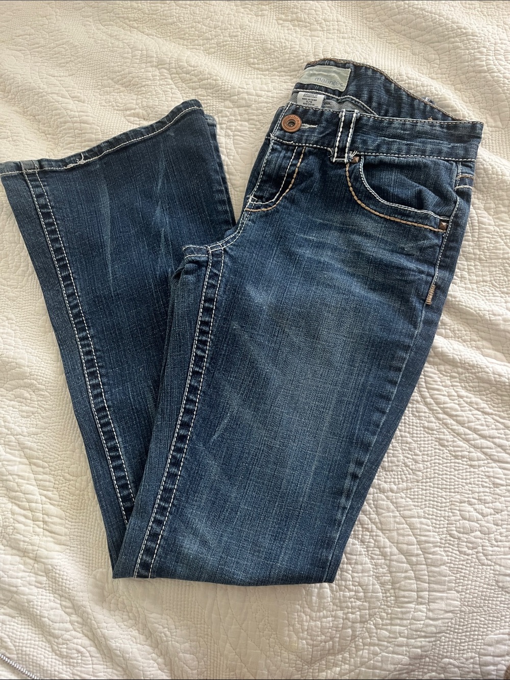 5/$25 Women’s Dark Wash Blue Jeans - Classic Stretch Denim